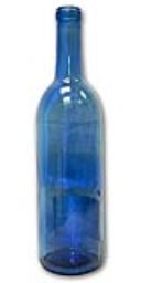 Bottles, Bordeaux, Light Blue, 750ML Transition