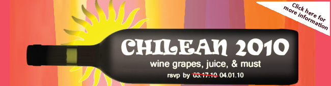 M&M Wine Grape Co. Winemaking Supply, Equipment, and Wine Grapes - Wine Grapes from Curico Valley Chile