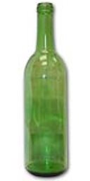 Bottles, Bordeaux, Emerald Green, 750ML, Flat Bottom