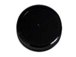 Cap, Polyseal, Black, 38m