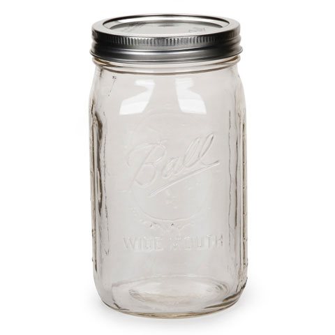 Ball Wide Mouth Canning Jars Kit 12 x 32 oz Wide Mouth Mason Jars