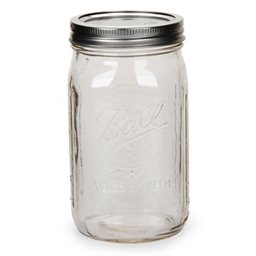 Ball Mason Jars, 32oz, Wide Mouth cs/12