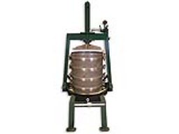 Press, Hydraulic, Motorized, Stainless Steel Basket on Wheels