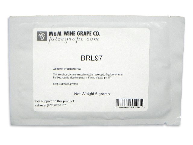 Yeast, BRL97 Lalvin, convenience pack